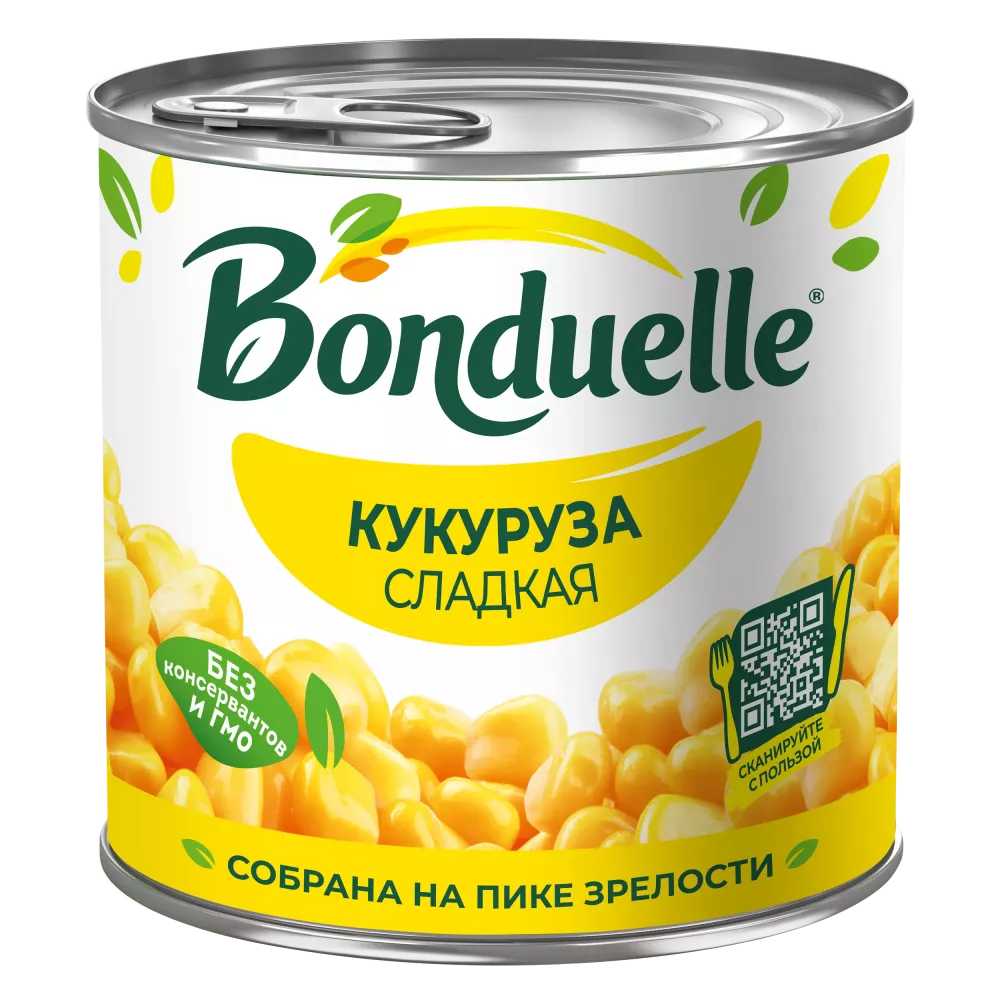 Лаазалсан эрдэнэ шиш Bonduelle, чихэрлэг амттай, 340 грам