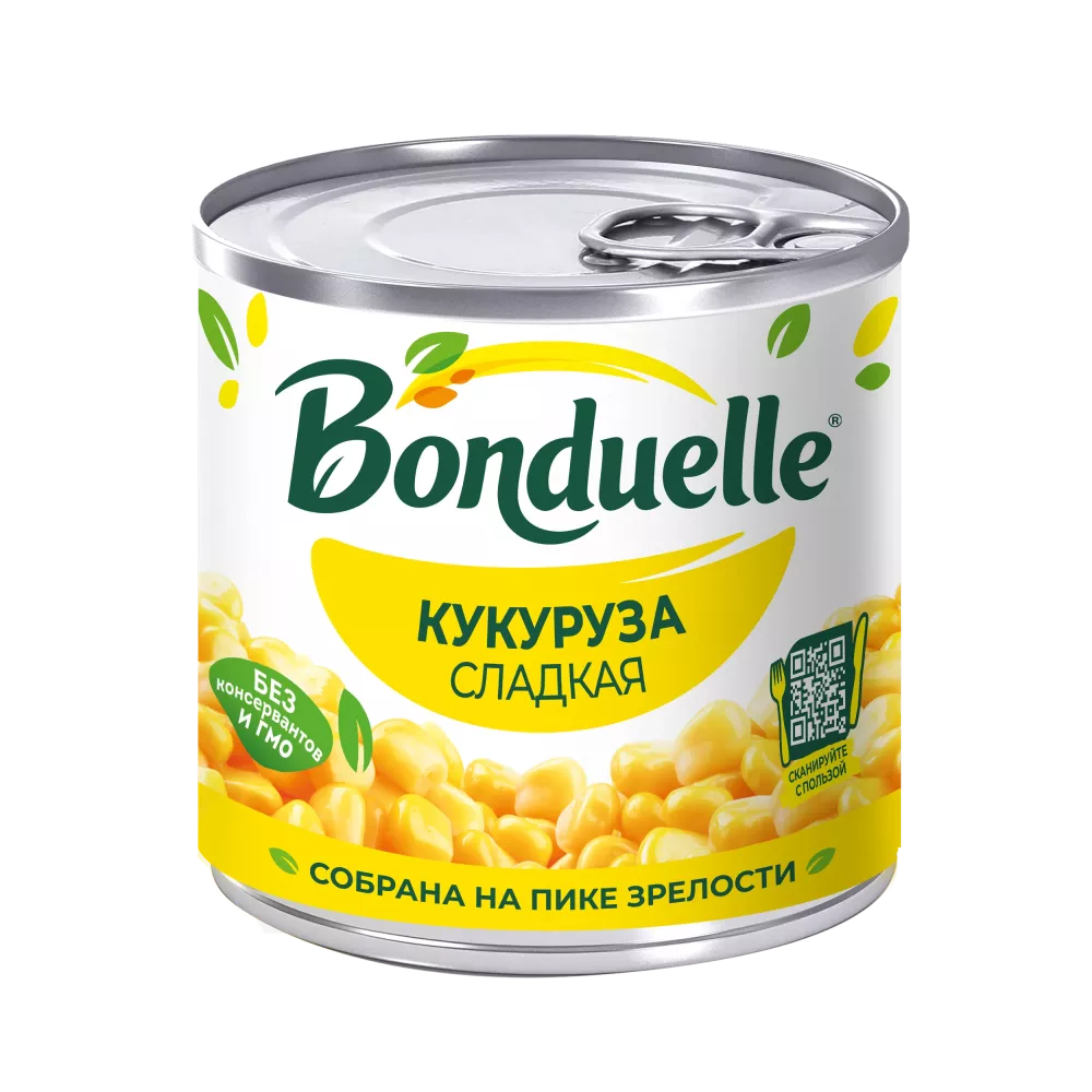 Лаазалсан эрдэнэ шиш Bonduelle, чихэрлэг амттай, 170 грам