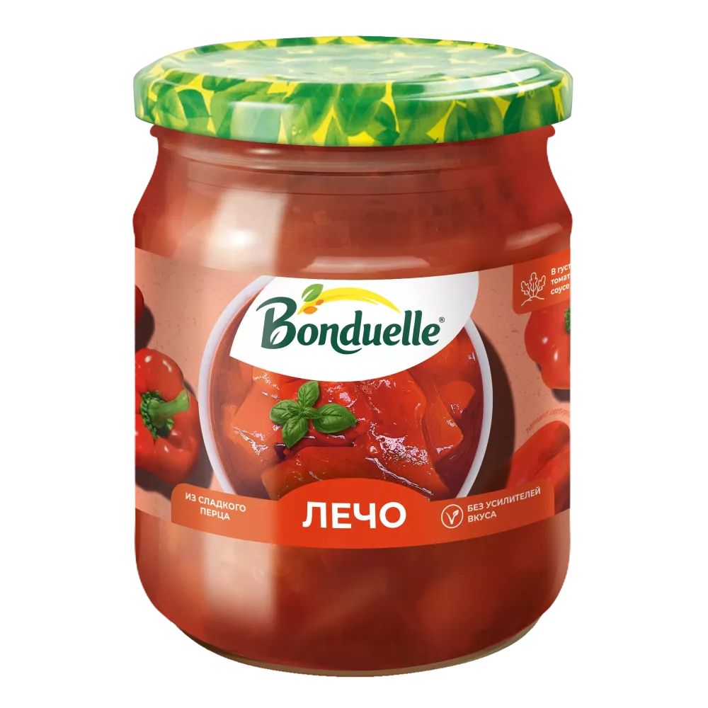 Bonduelle лечо, улаан лоолийн шанзтай чинжүү, 520 грам