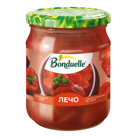 Bonduelle лечо, улаан лоолийн шанзтай чинжүү, 520 грам