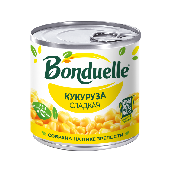 Кукуруза консервированная Bonduelle, сладкая, 170 г
